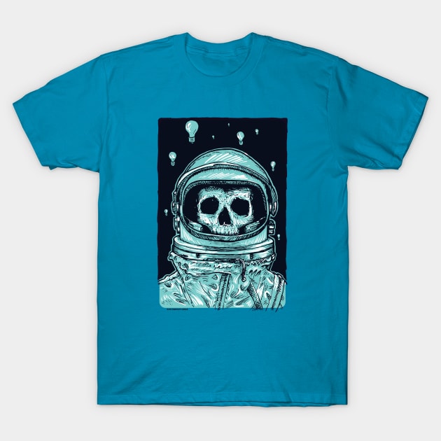 Skull Astronaut T-Shirt by Miskatonic